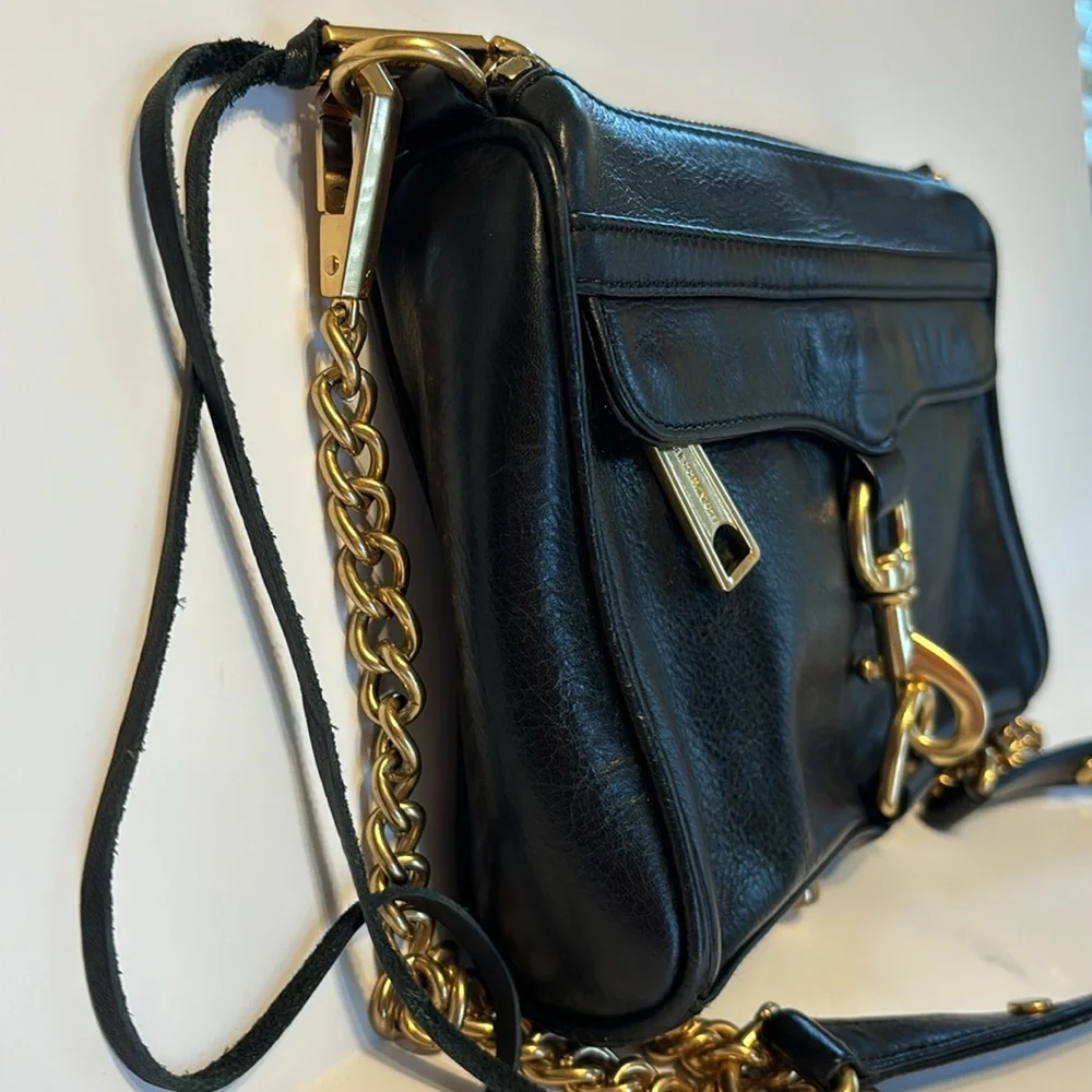 Rebecca Minkoff Mini M. A. C. in Black